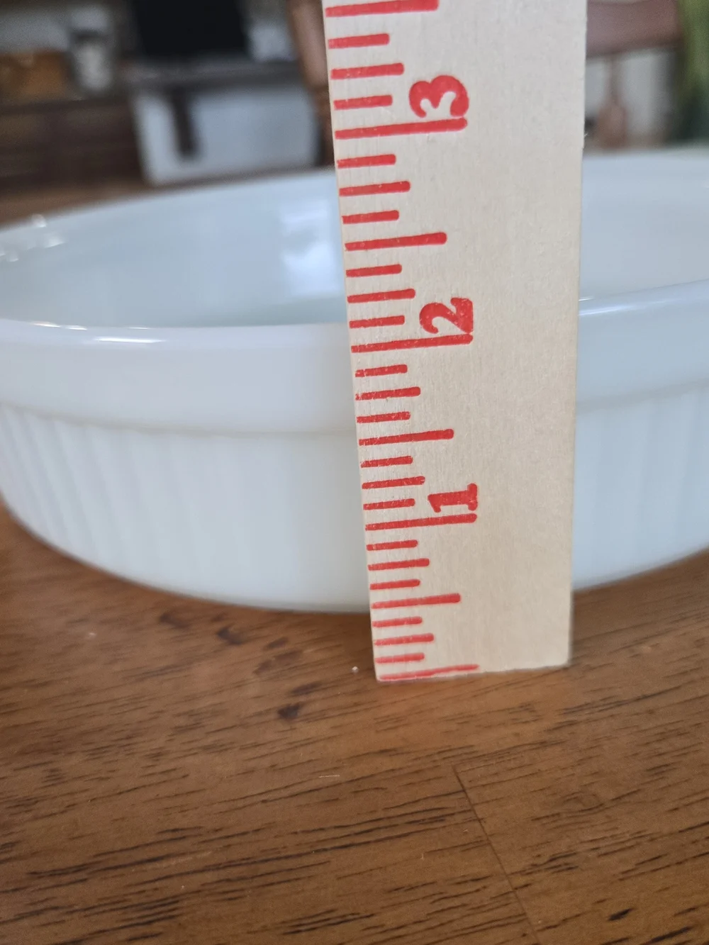 Anchor Hocking Fire-King White Milk Glass 1 Quart Ribbed Casserole Dish